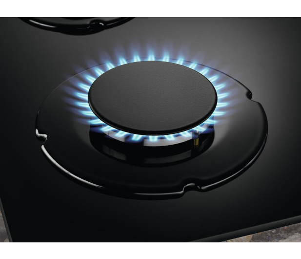 Płyta gazowa Electrolux EGG6407K Gas on Glass Żeliwne ruszty Czarny - 447315 - zdjęcie 7
